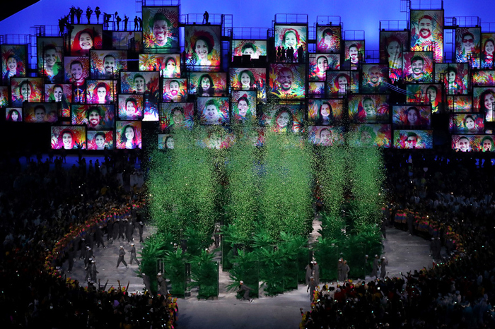 Rio-2016: Olimpiadanın açılış mərasimi - FOTOLAR